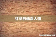 怀孕的动漫人物
