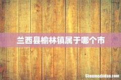 兰西县榆林镇属于哪个市