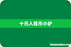 十元人民币小驴