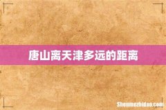 唐山离天津多远的距离
