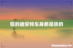 假的捷安特车身都是铁的