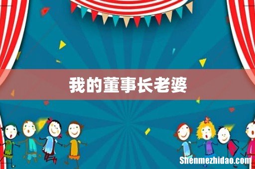 我的董事长老婆