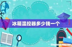 冰箱温控器多少钱一个