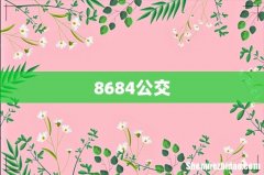 8684公交