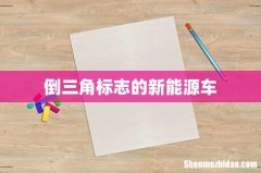 倒三角标志的新能源车