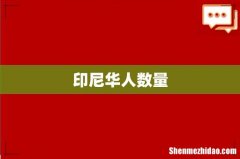 印尼华人数量