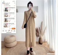 超长针织裙怎么搭外套 长的针织裙可以搭配什么鞋子秋季