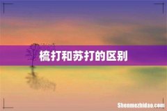 梳打和苏打的区别