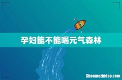 孕妇能不能喝元气森林