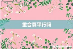 重合算平行吗