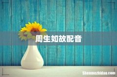 周生如故配音