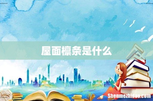 屋面檩条是什么