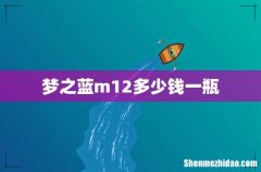 梦之蓝m12多少钱一瓶