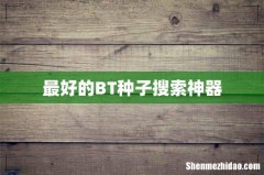 最好的BT种子搜索神器