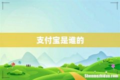 支付宝是谁的