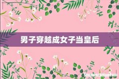 男子穿越成女子当皇后