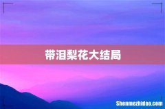 带泪梨花大结局