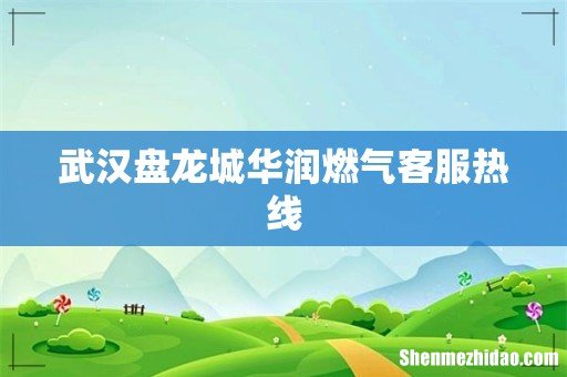 武汉盘龙城华润燃气客服热线