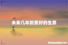未来几年前景好的生意
