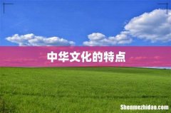 中华文化的特点