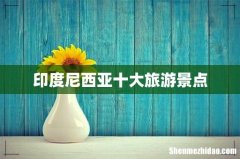 印度尼西亚十大旅游景点