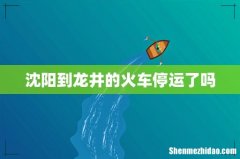 沈阳到龙井的火车停运了吗