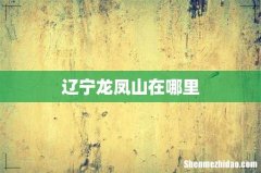 辽宁龙凤山在哪里