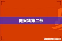 谜案集第二部