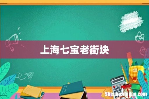 上海七宝老街块