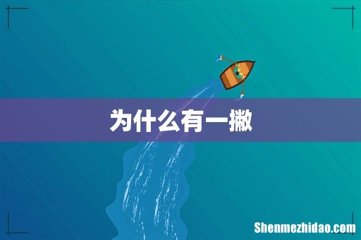 为什么有一撇