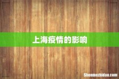 上海疫情的影响