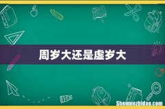 周岁大还是虚岁大