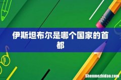 伊斯坦布尔是哪个国家的首都