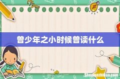 曾少年之小时候曾读什么