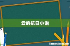 云的抗日小说