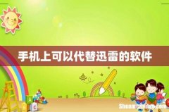 手机上可以代替迅雷的软件
