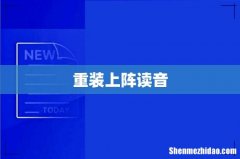 重装上阵读音