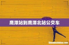 鹰潭站到鹰潭北站公交车