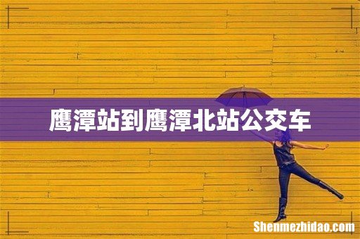鹰潭站到鹰潭北站公交车