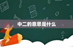中二的意思是什么