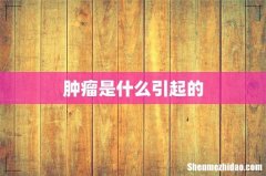 肿瘤是什么引起的
