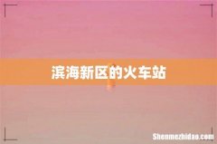 滨海新区的火车站