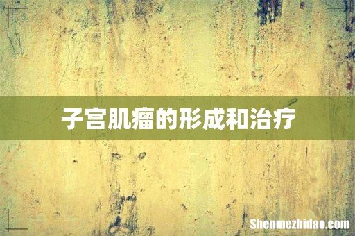子宫肌瘤的形成和治疗