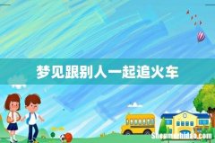 梦见跟别人一起追火车