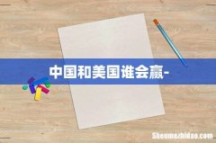 中国和美国谁会赢-