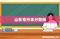 山东专升本分数线
