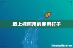 墙上挂画用的专用钉子