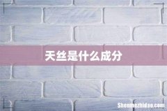 天丝是什么成分