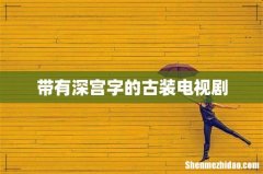 带有深宫字的古装电视剧