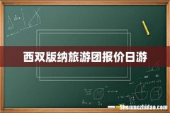 西双版纳旅游团报价日游
